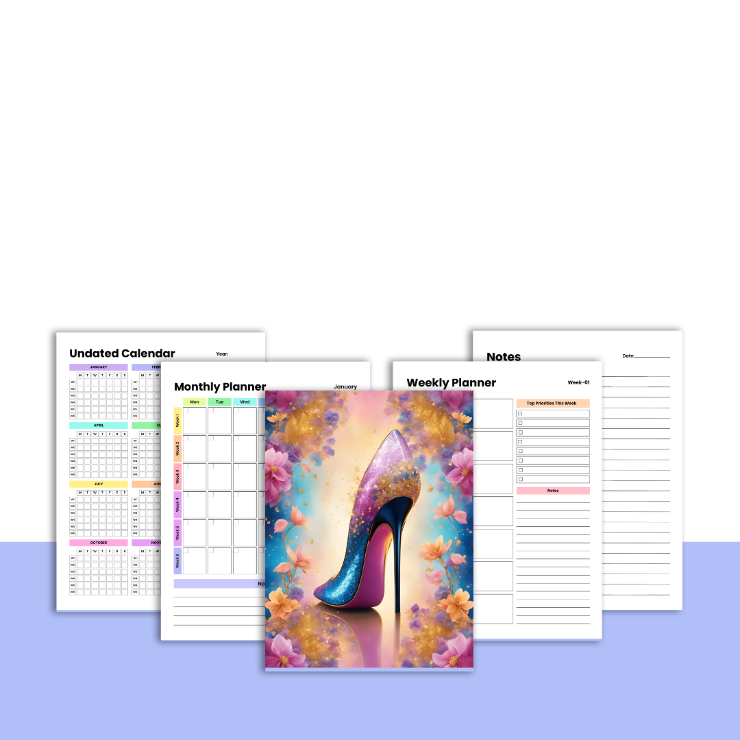 Yearly Undated Calendar-Handmade