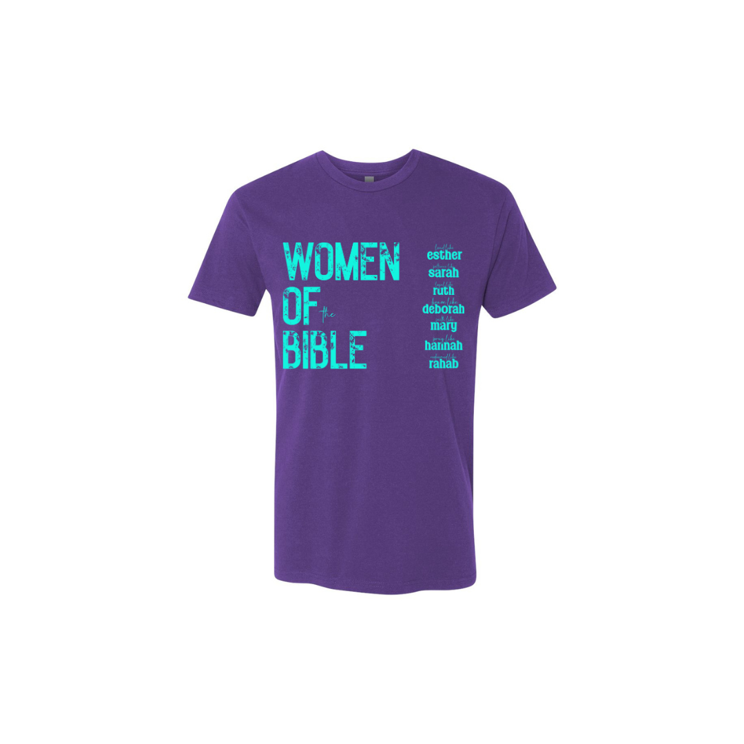 Women Of The Bible- Turquoise Letters