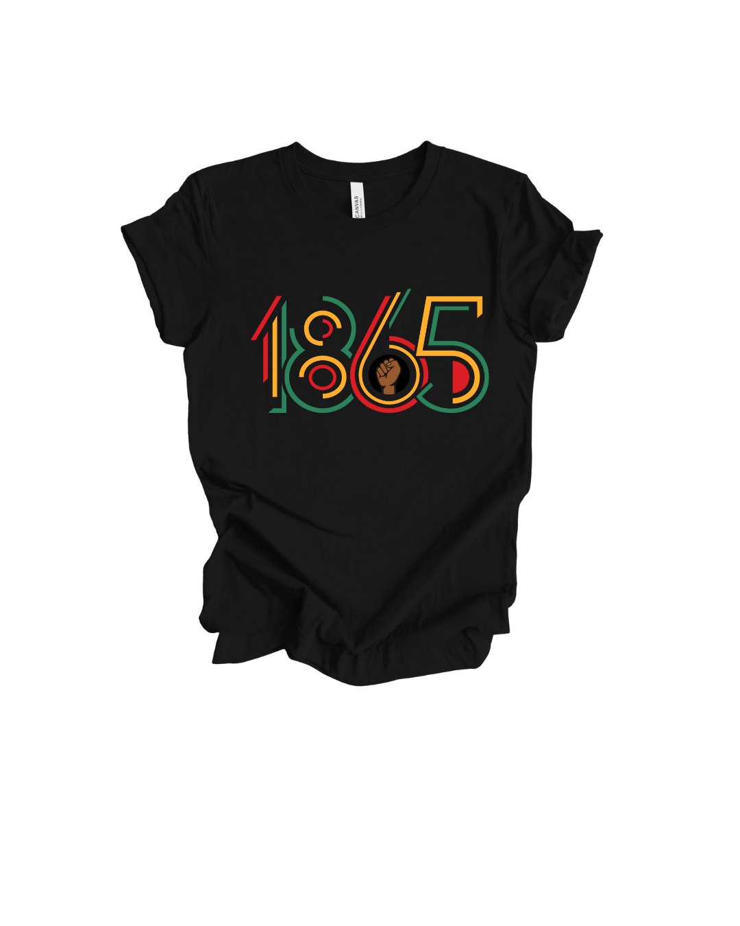 "1865" Juneteenth Freedom Tee – Black