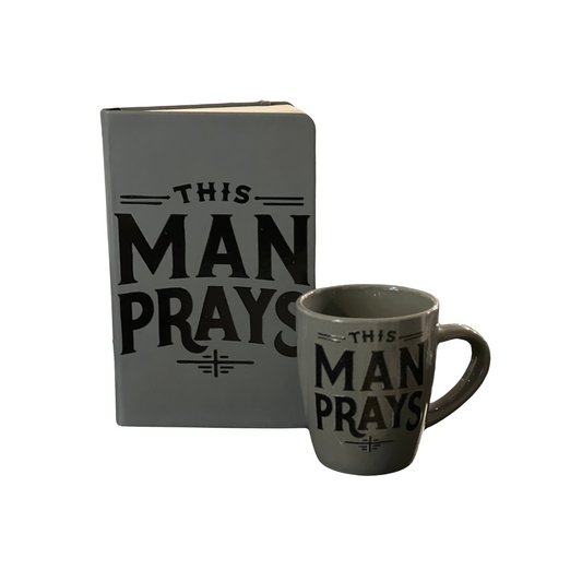 This Man Prays Coffee Mug