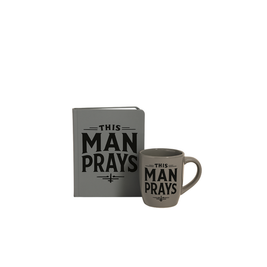 This Man Prays Journal & Mug Set
